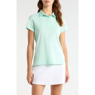 Swannies Ava Short Sleeve Performance Golf Polo in Mint at Nordstrom, Size Medium