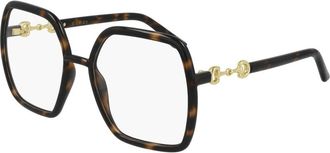 Gucci Glasses, female, Brown, 55 MM, Gg0890O Eyeglasses