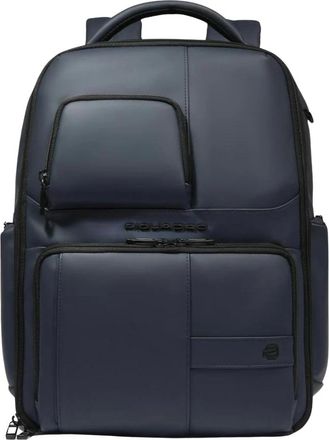 Piquadro Fast Check Rugzak - Heren - Rugzakken - Blauw - ONE Size - Tassen