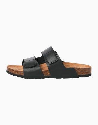 Jack & Jones Mens Jack & Jones JFWBrunswick strap sandal BLACK - Size: 11