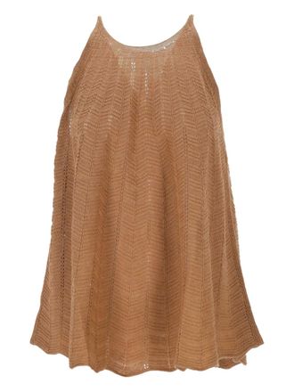 Hemisphere knitted Hemisphere top - women - Fabric - 36 - Brown