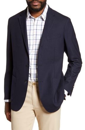 Mizzen+Main Lavelle Summerweight Navy Wool Blazer in Blue at Nordstrom, Size 42