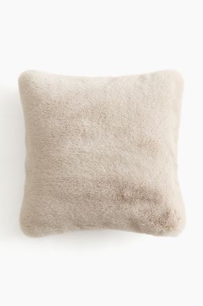 H&M Flauschige Kissenh&uuml;lle - Hellbeige
