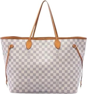Louis Vuitton Pre-owned Neverfull GM - Dames - Vintage Shopper - Wit - ONE Size - Leer - Vintage