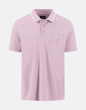 Fynch-Hatton Mens Contrast Tipped 2-Ply Cotton Polo Shirt Magnolia - Green - Size: 44