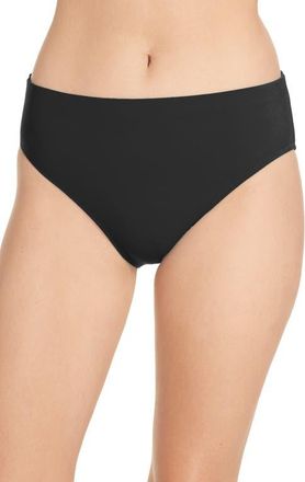 Gottex Tutti Frutti Mid Waist Swim Bottom in Black at Nordstrom, Size 14