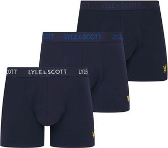Lyle & Scott Barclay-boxershorts voor heren (set van 3) (Blauw)