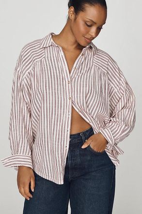 Pilcro Issy Batwing Buttondown Shirt