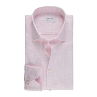 Stenstr&ouml;ms Slimline Manchet Shirt - Heren - Casual Overhemden - Roze - 3XL - Overhemden