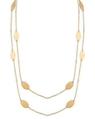 I.Reiss Company 14K 0.18 Ct. Tw. Diamond By-The-Yard 36In Necklace