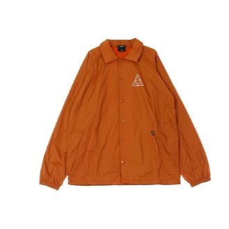 HUF Essentials Coachjack in Roest - Heren - Zomerjassen - Oranje - M - Jassen