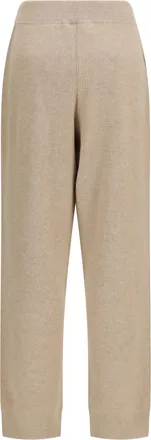 Brunello Cucinelli Womens Pants Cashmere Camel Trousers