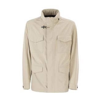 Fay Jassen, Heren, Beige, XL, Polyester, Saharan Jacket