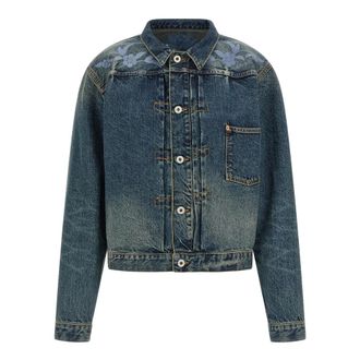 Kenzo Heren, Jassen, Blauw, Maat: L Denim