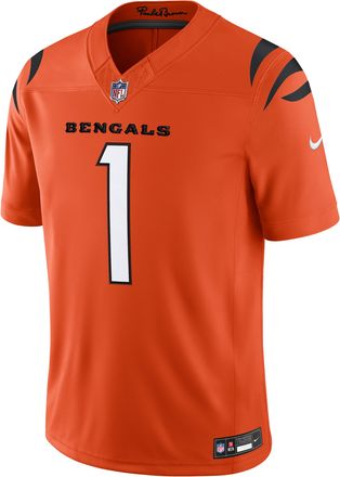 Nike JaMarr Chase Cincinnati Bengals Nike Mens Dri-FIT NFL Limited Jersey in Orange | 37NMCGLA9AF-XXP