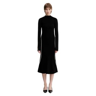 Sportmax Vestido Midi Operoso - Dresses - Mujer - Negro - M