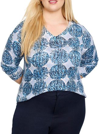 Nic+Zoe Nic+Zoe Plus Sand Dollar Supersoft Sweater