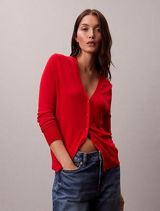Calvin Klein Fine Gauge Viscose Cardigan