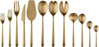 Mepra Linea Flatware Set - 67 Pieces in Ice Gold at Nordstrom