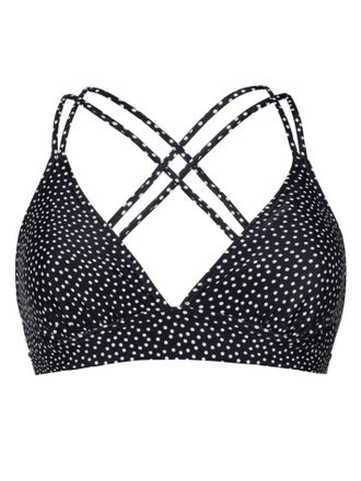 Protest Bade-Shirt PROTEST Bikini Top MM ELENI, Damen, Gr. XS, EURO, schwarz (true schwarz), Obermaterial: 80% Polyamid PA. 20% Elasthan EL., Bikini-Oberteile