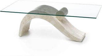 MondoViro Mesa de centro 110 x 60 - Transparente - Paloma
