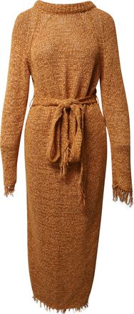 Nanushka Kaize Knit Dress in Orange Polyester