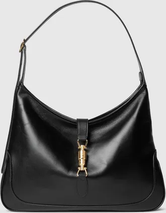 Gucci Jackie 1961 Large Shoulder Bag, Black, Leather