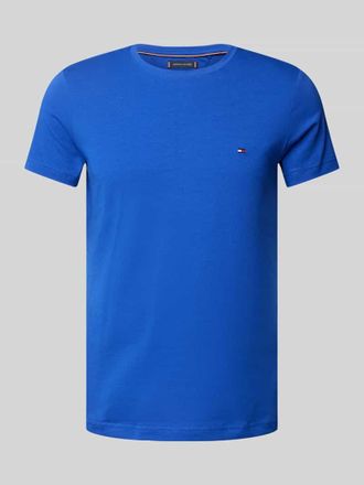 Tommy Hilfiger Slim Fit T-Shirt mit Baumwollanteil in Royal, Größe XXL