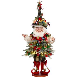 Mark Roberts Christmas Tree Elf with Lights, Medium in Red at Nordstrom