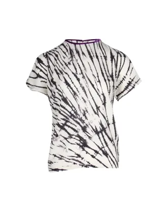 Dries Van Noten Printed Blouse in White Viscose