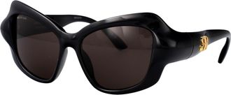 Balenciaga Womens Sunglasses Black-Black-Grey Acetate Black/black/grey