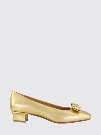 Ferragamo High Heel Shoes Woman color Gold