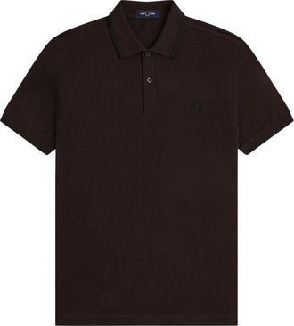 Fred Perry Polo Shirts - Heren - Polos - Bruin - S - Tops