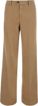 Roy Rogers Broeken, Dames, Beige, W30, Denim, Wijde Broek
