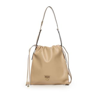 Pinko Shoulder Bags, female, Brown, Size: ONE SIZE Shoulder Bags