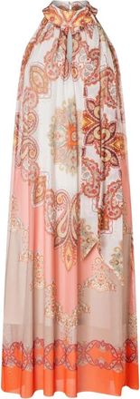 Ana Alcazar Neckholder A-lijn Jurk - Dames - Maxi kleedjes - Veelkleurig - S - Kleedjes