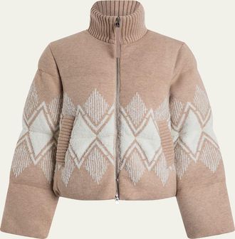 Varley Belinda Knit Puffer Jacket