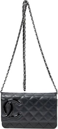 Chanel Portafoglio Cambon Ligne trapuntato 2012 - Nero