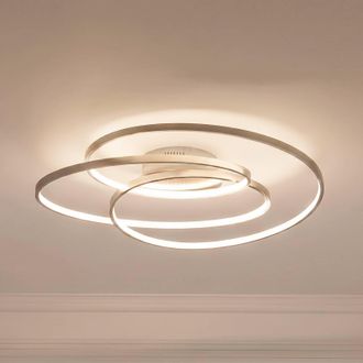 Lindby Lindby L&aacute;mpara De Techo Led joline En Gris Metal