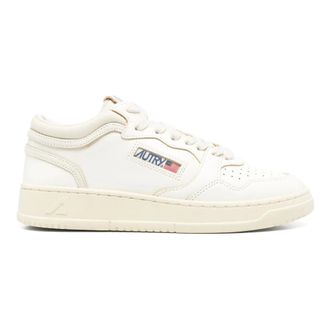Autry Med-Way Mid - Dames - Sneakers - Wit - 37 EU - Leer - Schoenen