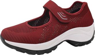 Generic Zwein2 Womens Air Cushion Diabetic Slip On Walking Sandals Jogging Running Sports Trainers Wide Fit Trainers, 7