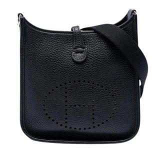 Herm&egrave;s Pre-owned Evelyne Schoudertas - Dames - Pre-owned - Zwart - Maat: ONE Size Leer