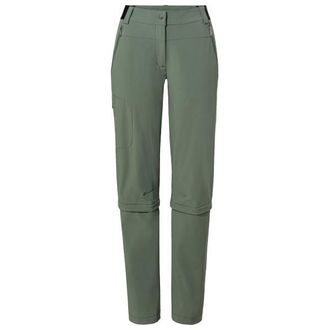 Vaude Farley Stretch Capri T-Zip Pants III Zip-Off-Hose f&uuml;r Damen | oliv