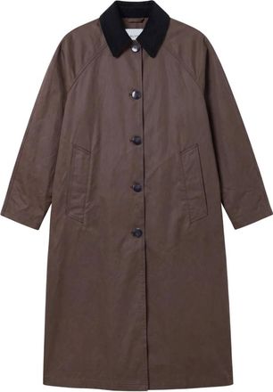 Alysi Abrigos de un solo pecho - Coats - Mujer - Marr&oacute;n - S