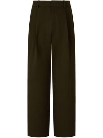 TOMBOY pleat-detail trousers - Green