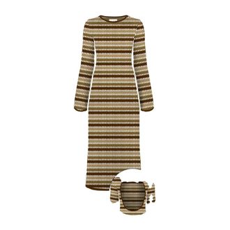 MC2 Saint Barth Knitted Dresses, female, Multicolor, Size: S Lurex Knitted Dress