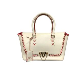 Valentino Pre-owned Handbags, female, White, Size: ONE SIZE Pre-owned Leather handbags