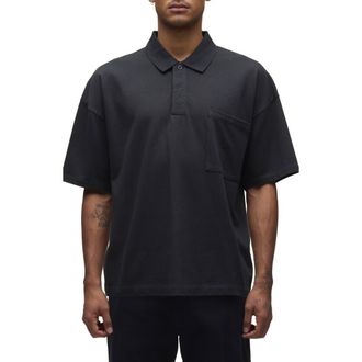 Hudson Heavyweight Cotton Pocket Polo in Nights at Nordstrom Rack, Size Xx-Large