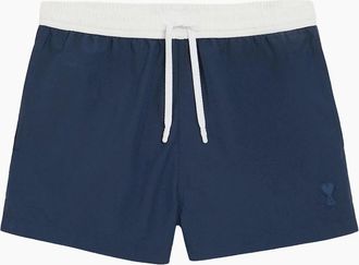 Ami Mens BICOLOUR SWIMSHORTS - Navy - Size: 37/36/32