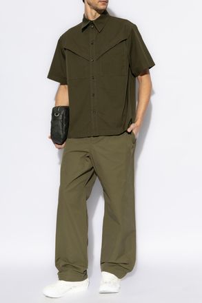 Bottega Veneta Short-sleeve Shirt, Mens, Green